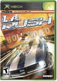 LA Rush Xbox US box art